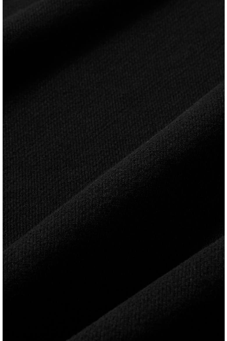 Oversized Fleece Full Zip Hoodie, Alternate, color, 001 001 TOTAL BLACK/SAIL
