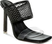 LONDON RAG Salween Clear Strap Stiletto Sandal