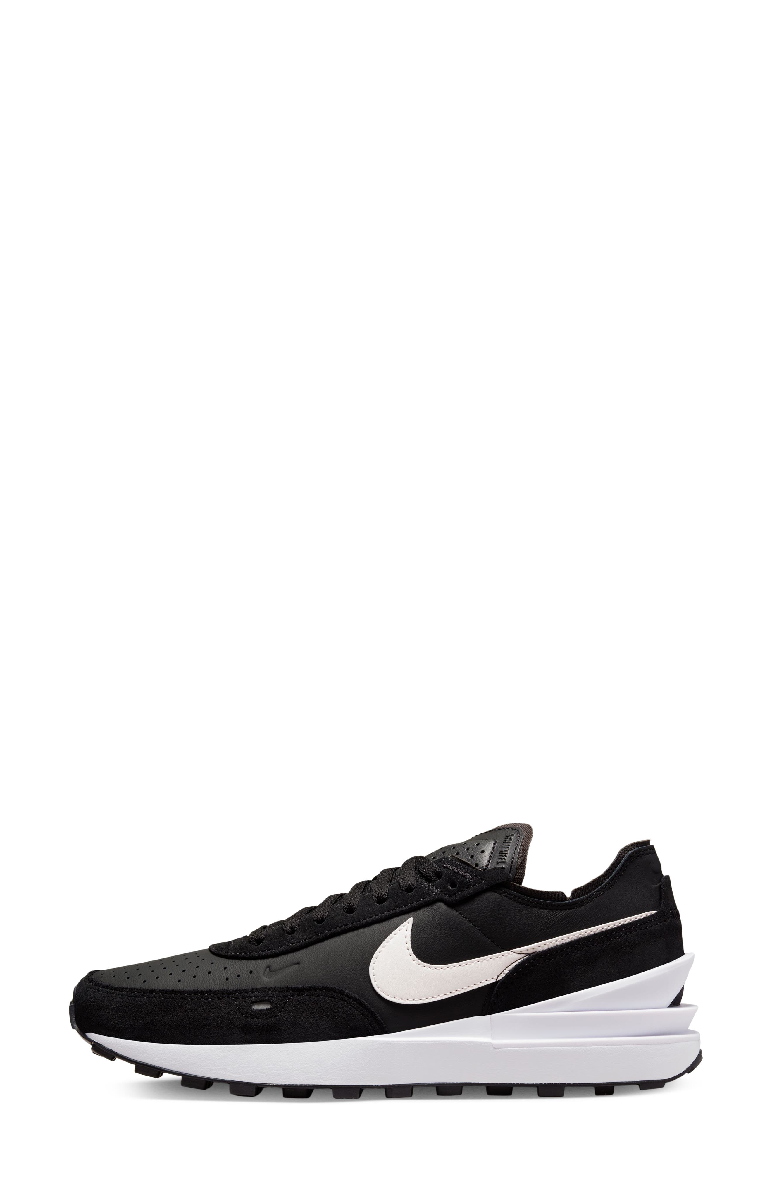 Nike Waffle One Leather Sneaker, Alternate, color, 
