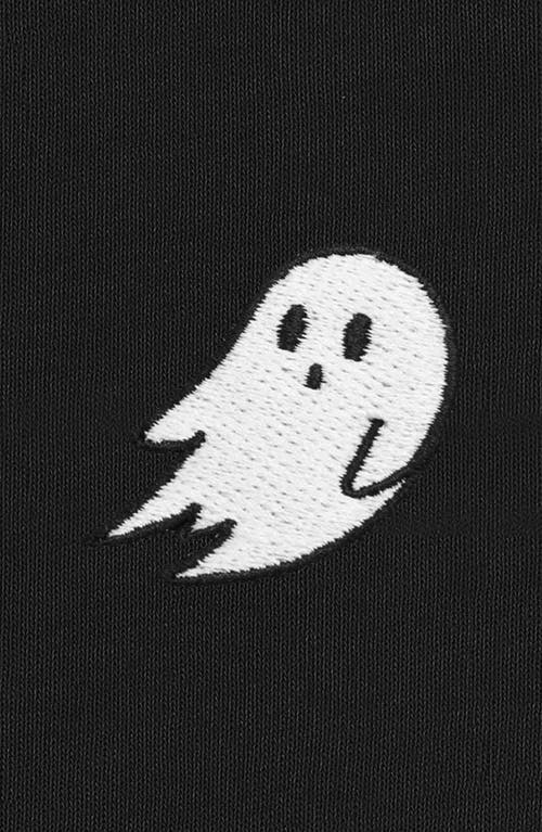 Dalix Ghost Fleece Zip Hoodie In Black