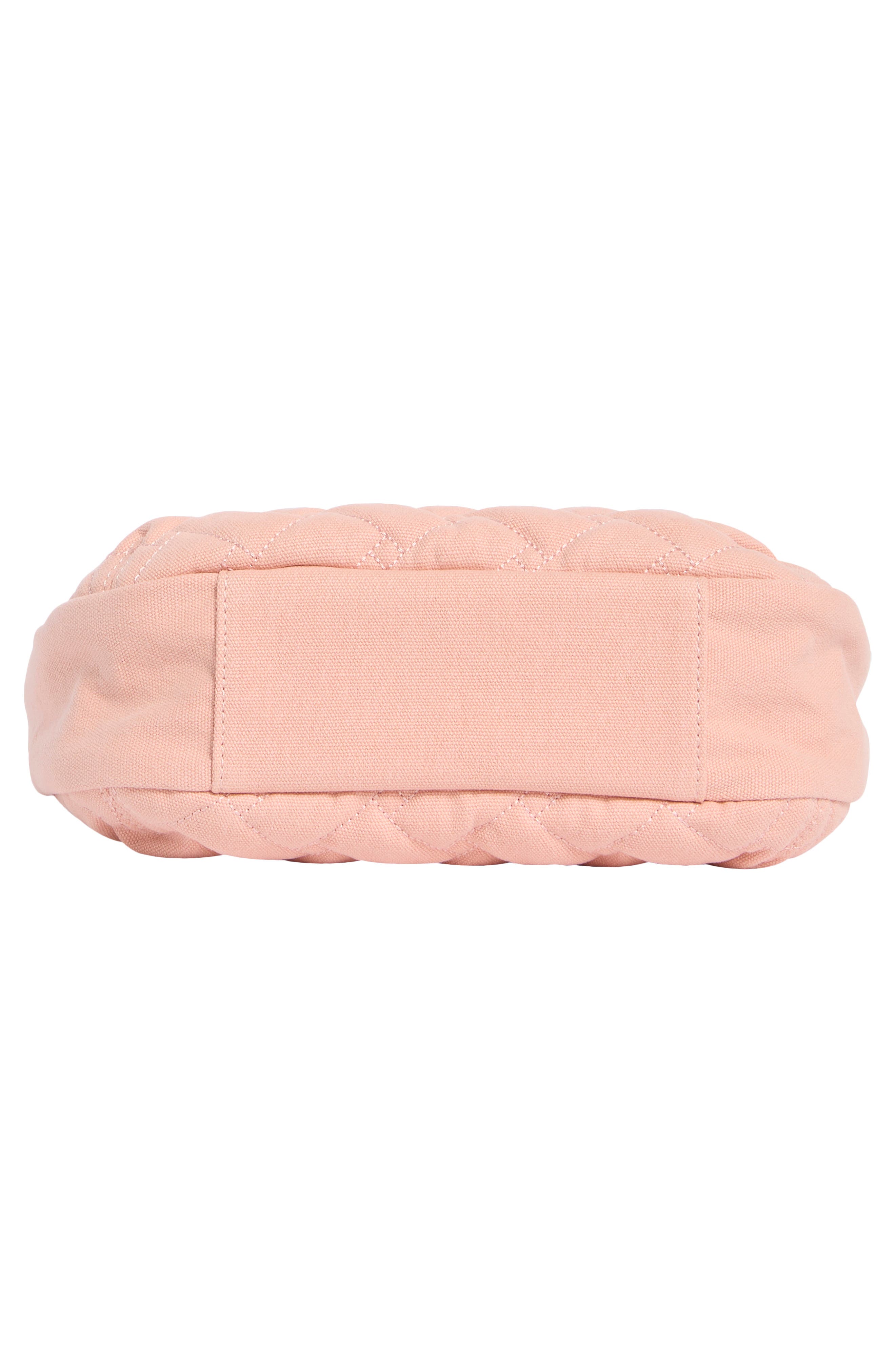 Kurt Geiger London Angel Quilted Hobo Shoulder Bag, Alternate, color, Light/ Pastel Pink