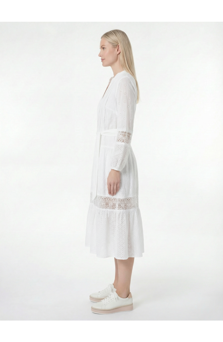 AREA STARS Eyelet Border Dress, Alternate, color, White