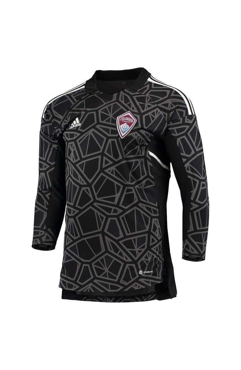 adidas Men's adidas Black/White Colorado Rapids Goalkeeper Jersey, Alternate, color, 