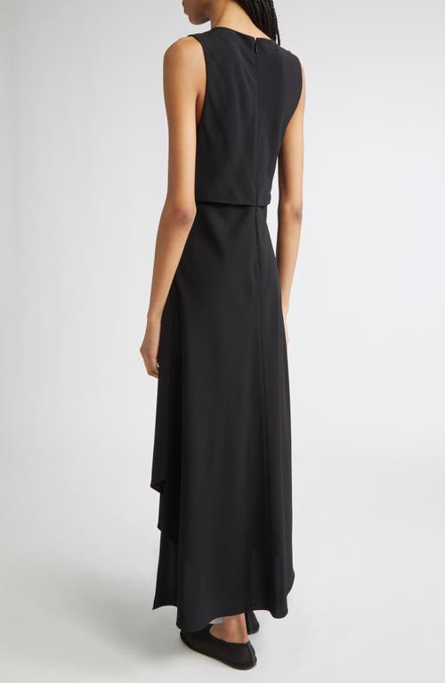Lafayette 148 New York Asymmetric Finesse Crepe Dress