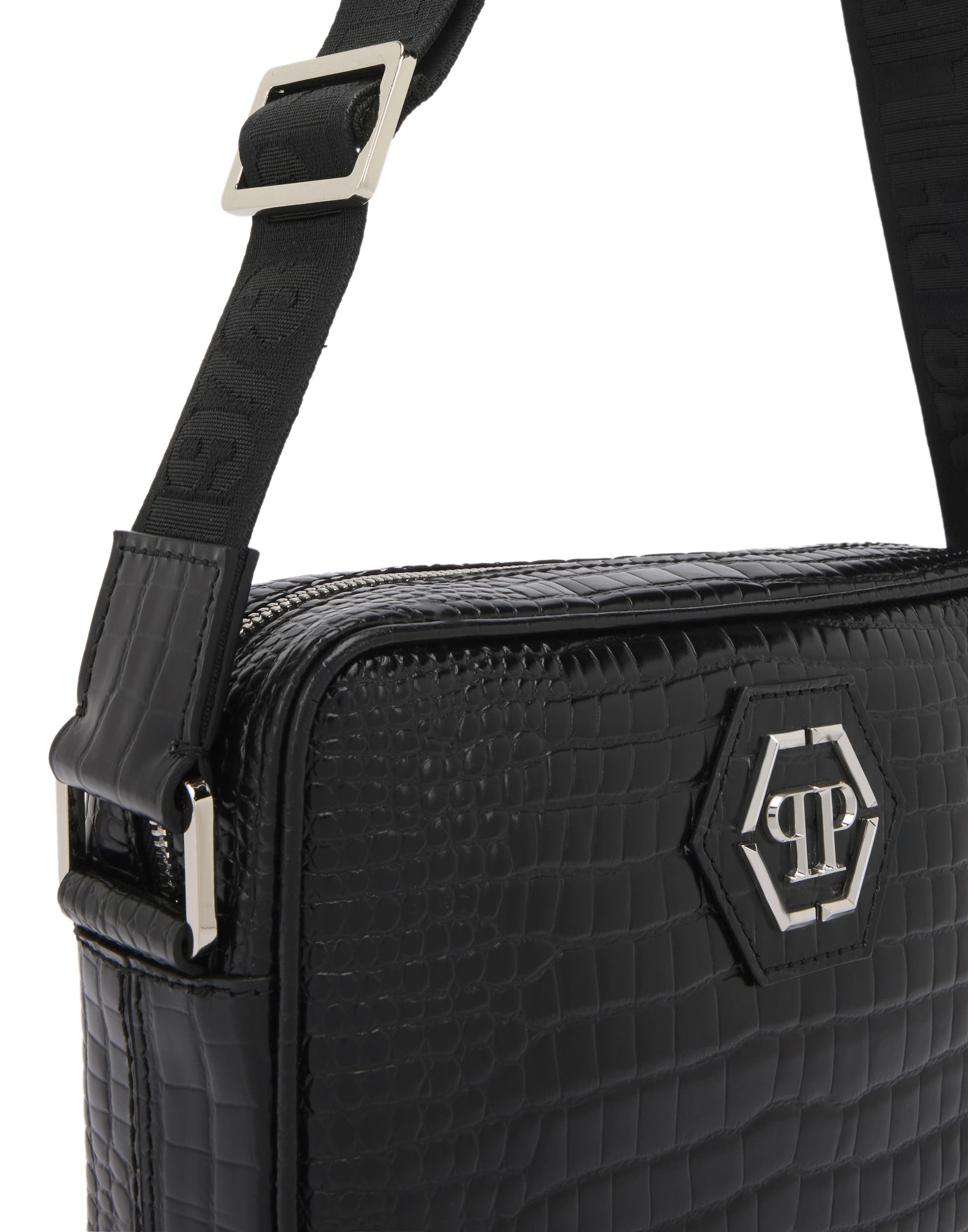 Leather Laptop Bag Cocco Men, Alternate, color, black