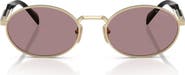 Prada 55mm Oval Sunglasses