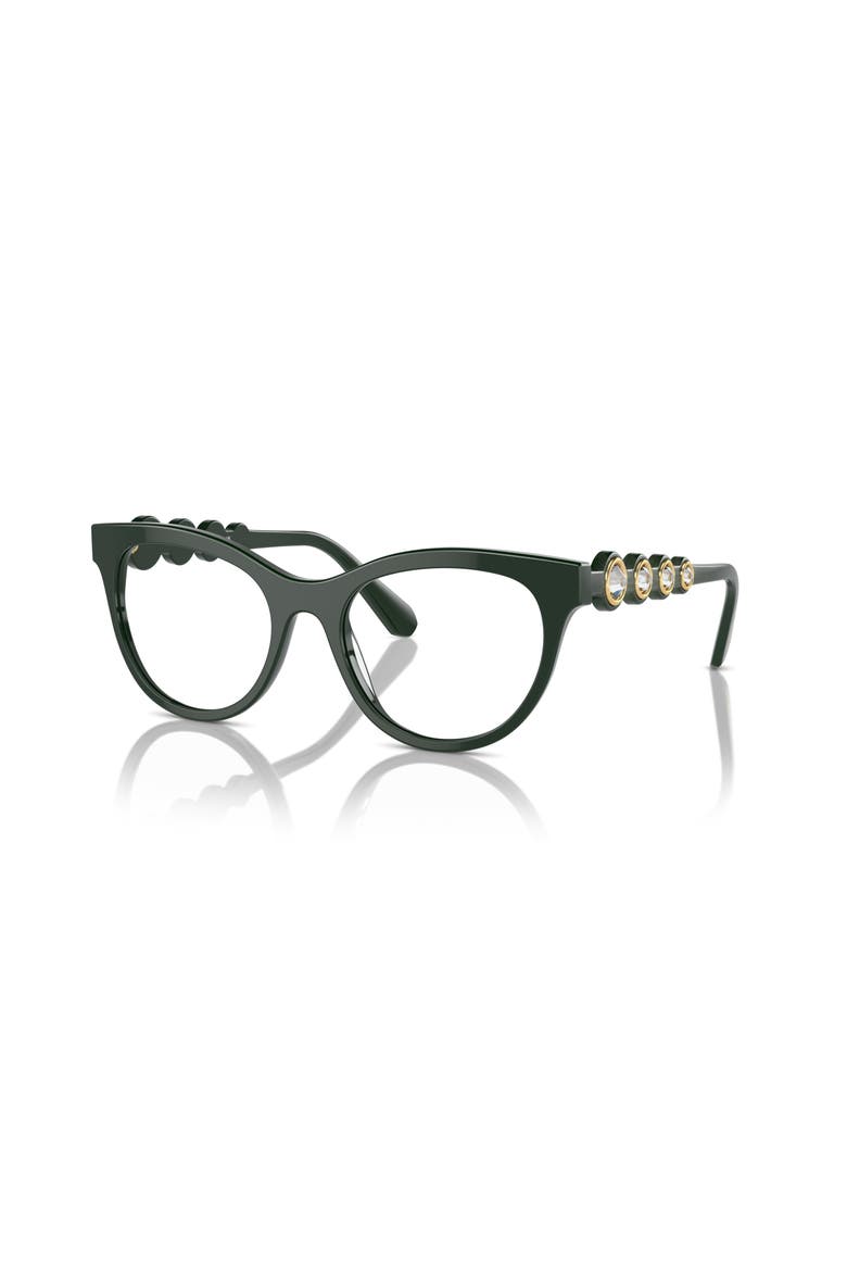 54mm Round optical glasses, Main, color, Green