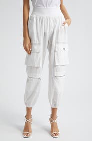 Cinq à Sept Genevive High Waist Crop Cargo Pants