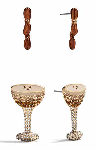 BaubleBar Looking Brewtiful Set of 2 Drop Earrings