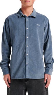 Quiksilver Cotton Corduroy Button-Up Overshirt