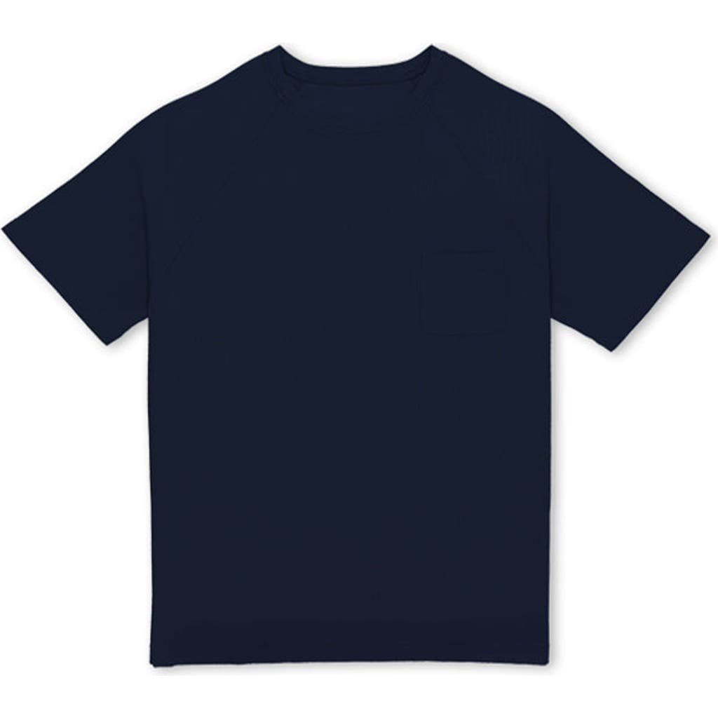 Fortela Vermont Jersey T-shirt With Chest Pocket In Blue