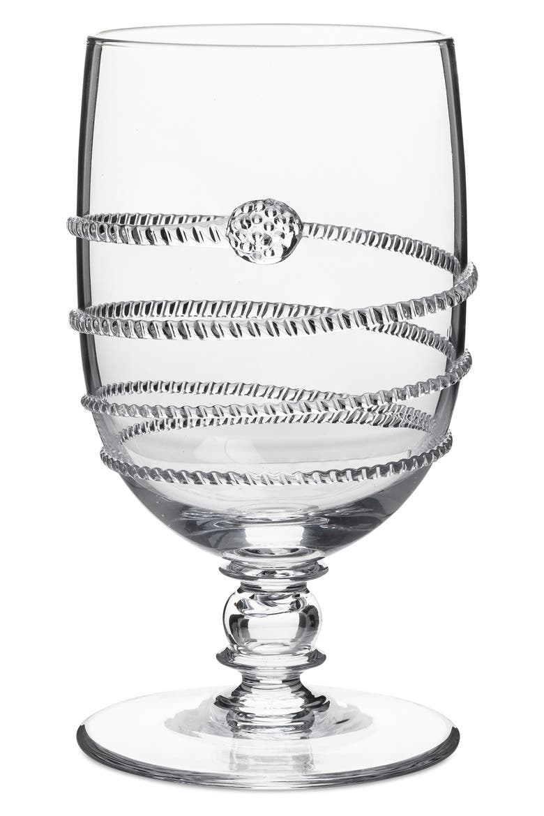 Amalia Footed Goblet, Main, color, CLEAR