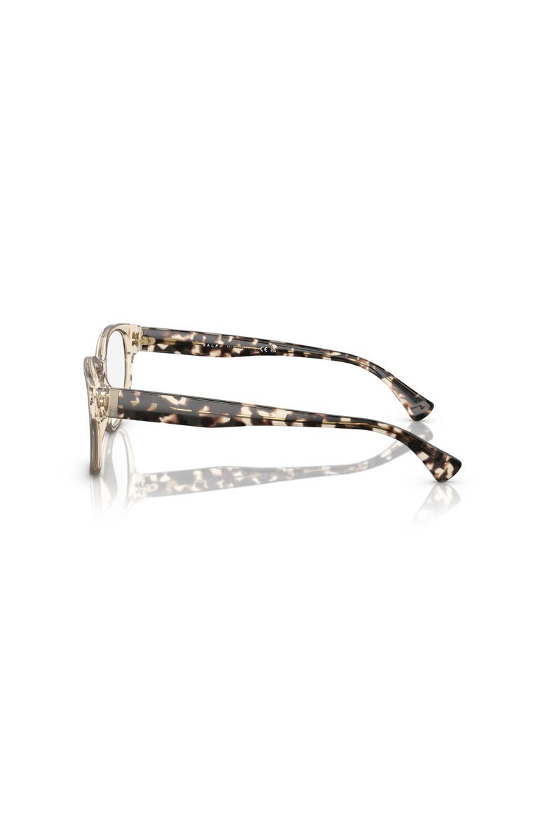 52mm Oval optical glasses, Alternate, color, Brown