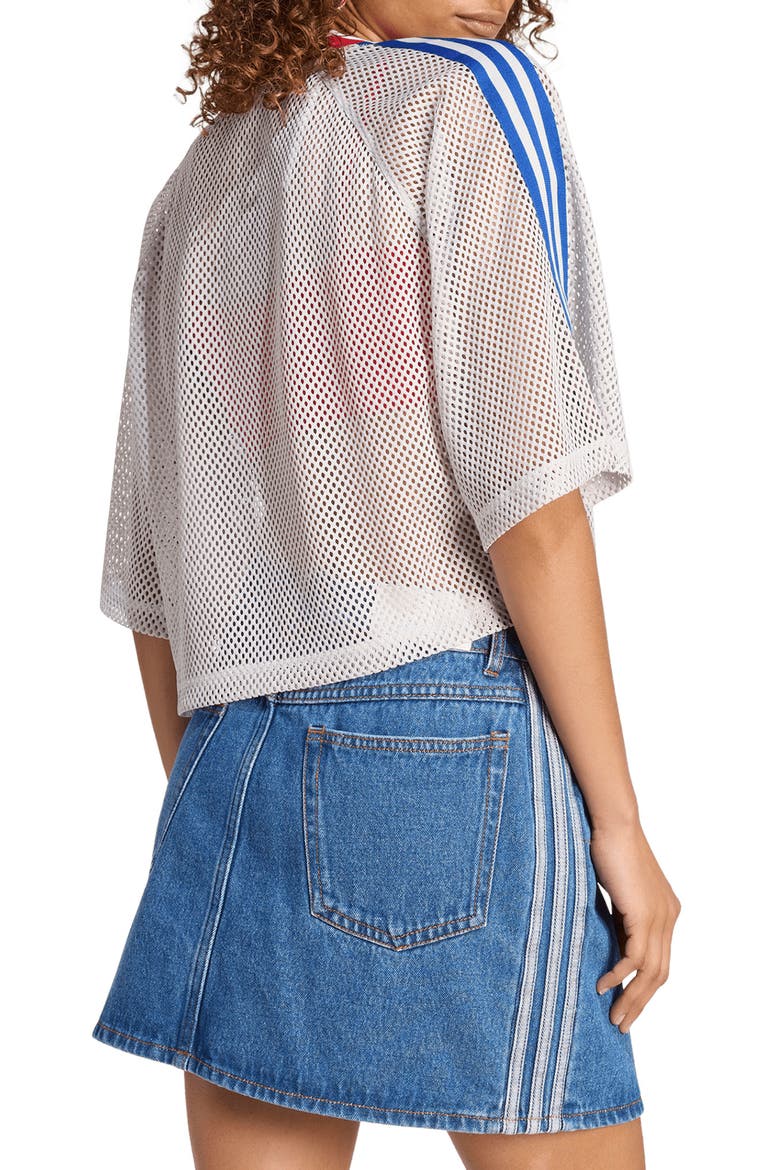 Mesh Crop Jersey Top, Alternate, color, CHALK PEARL
