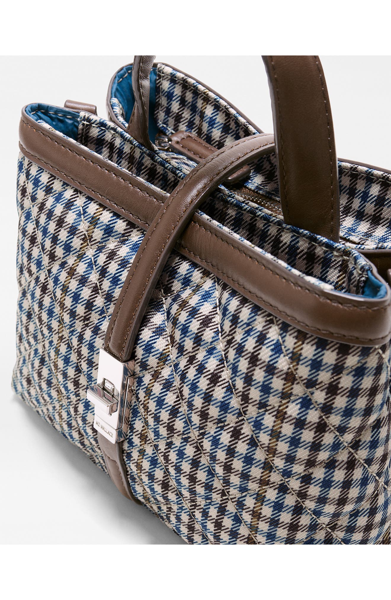 Mini Astor Top Handle Bag, Alternate, color, HERITAGE CHECK