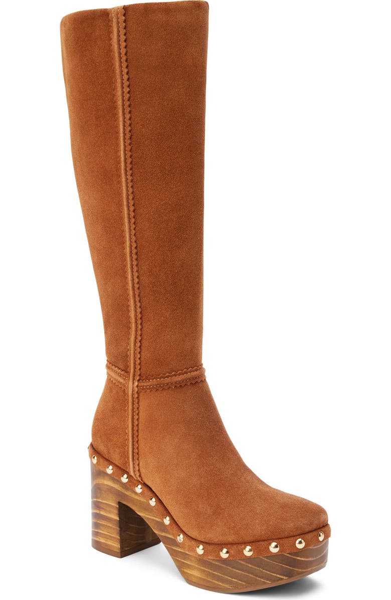 Matisse Daniela Studded Knee High Platform Boot, Main, color,