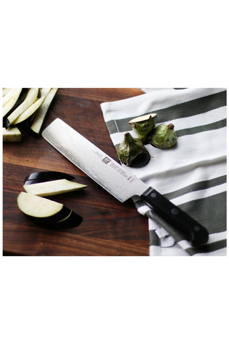 Gourmet 6.5-Inch Nakiri Knife, Alternate, color, SILVER