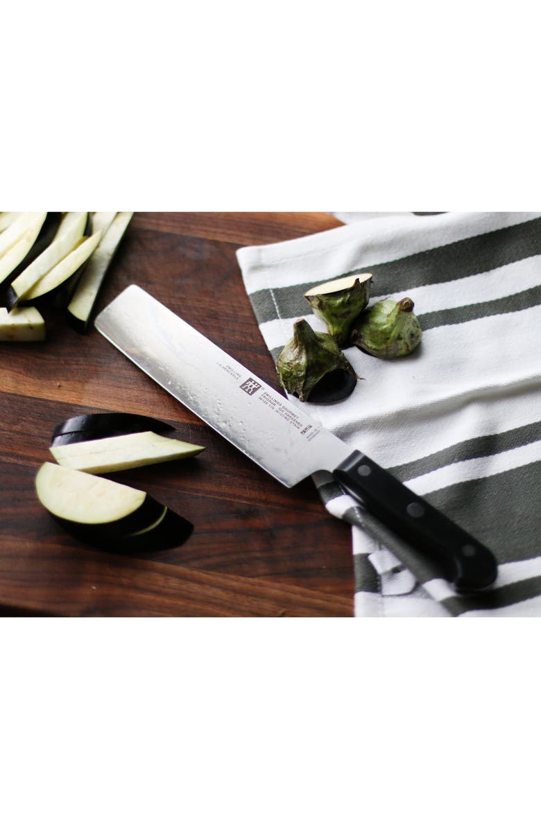 ZWILLING Gourmet 6.5-Inch Nakiri Knife, Alternate, color, Silver