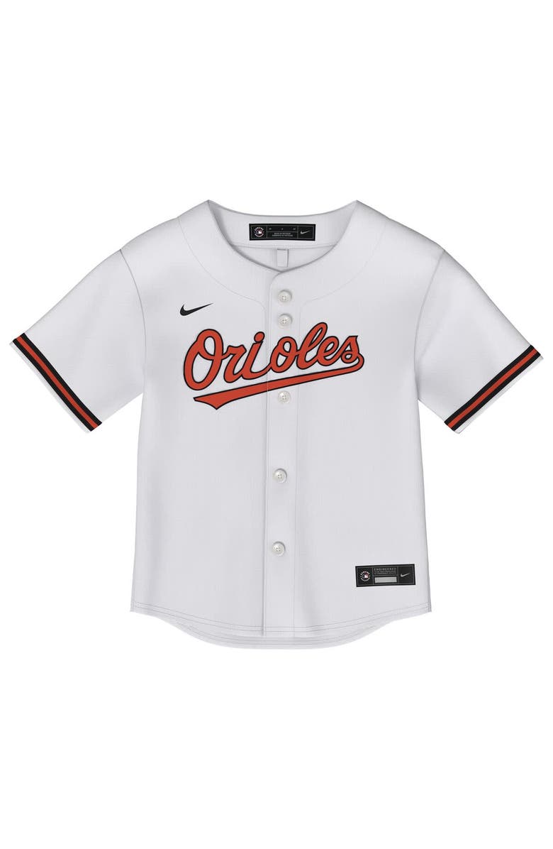 Nike Toddler Nike Adley Rutschman White Baltimore Orioles Replica 2.0 Player Jersey, Alternate, color, White