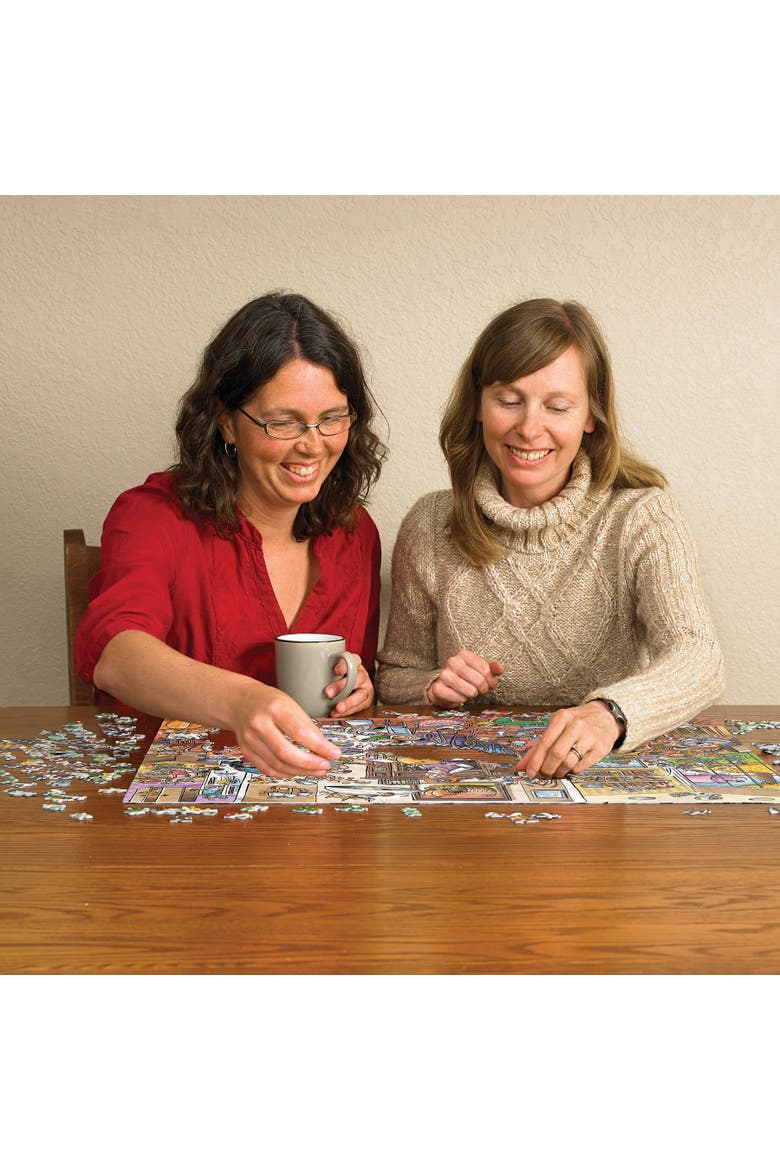 Thanksgiving Togetherness 1000 Piece Puzzle, Alternate, color, Multicolored