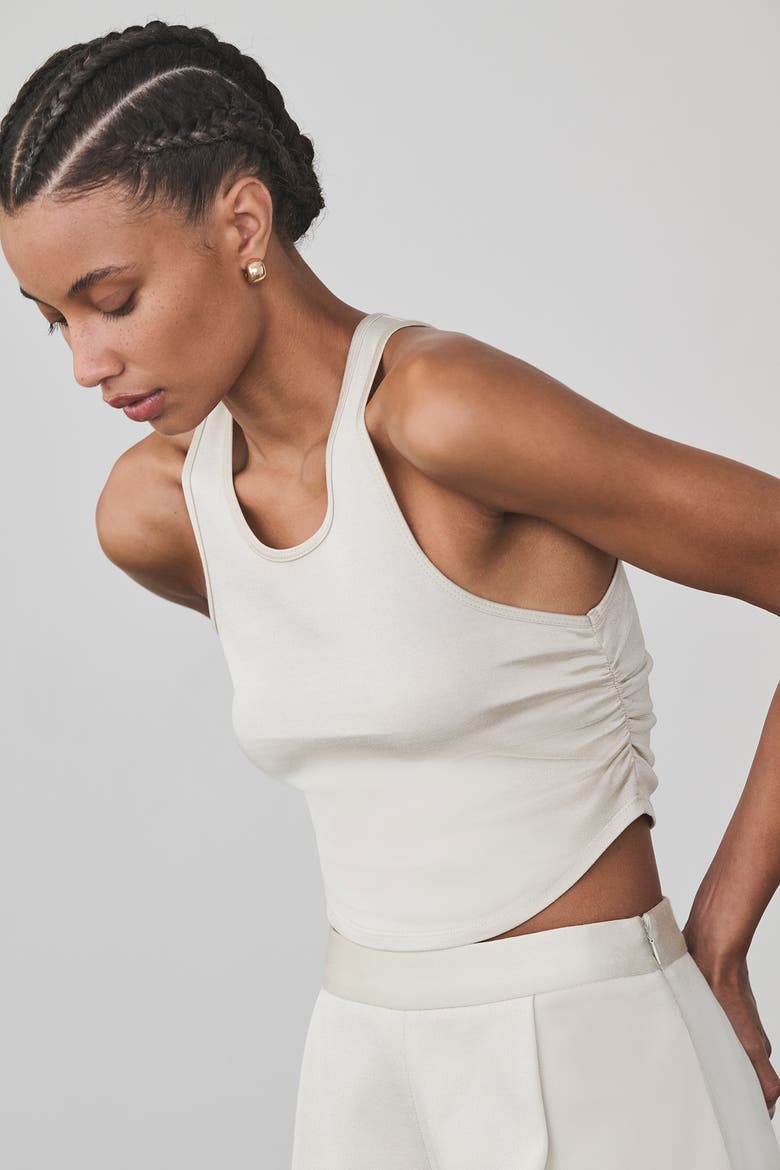 Poise Crop, Alternate, color, Bone