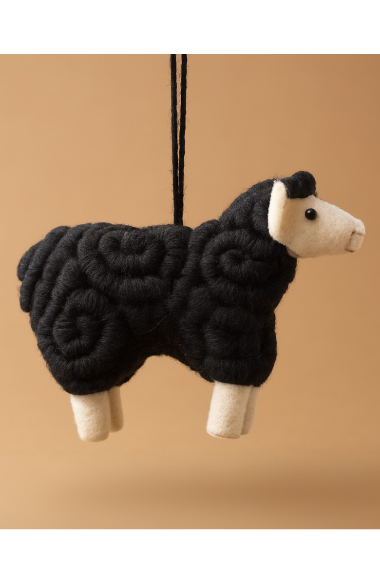 Pillowpia Black Sheep Ornament, Main, color, 