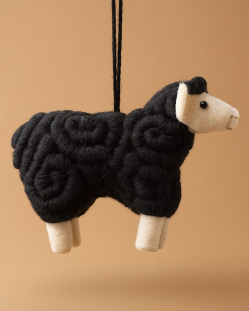 Pillowpia Black Sheep Ornament In Black
