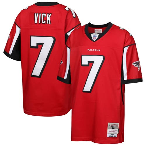 Mitchell & Ness Kids' Youth  Michael Vick Red Atlanta Falcons 2003 Legacy Retired Player Jersey