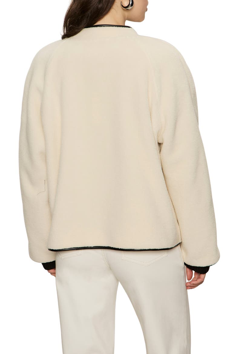 Powder Faux Shearling Jacket, Alternate, color, CHALK WHITE