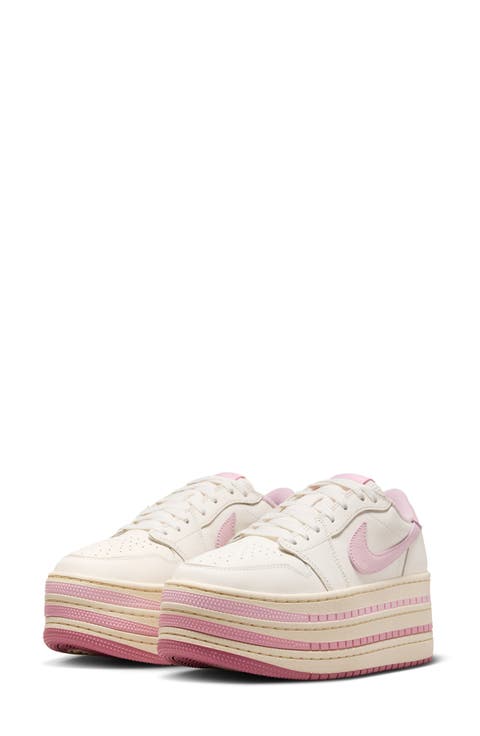 Air Jordan 1 Triple Platform Basketball Sneaker (Women)