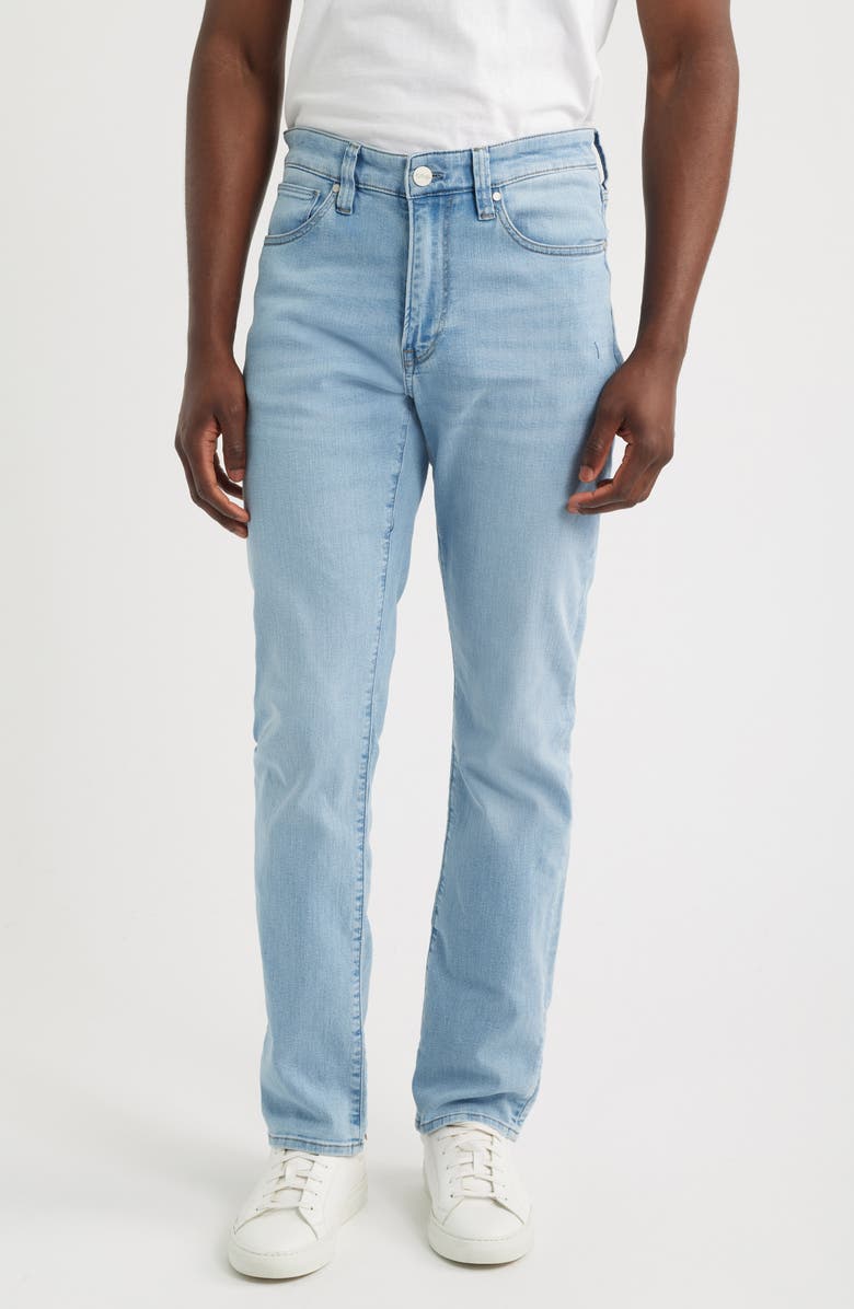 34 Heritage Courage Straight Leg Jeans, Main, color, Bleach Aerodenim