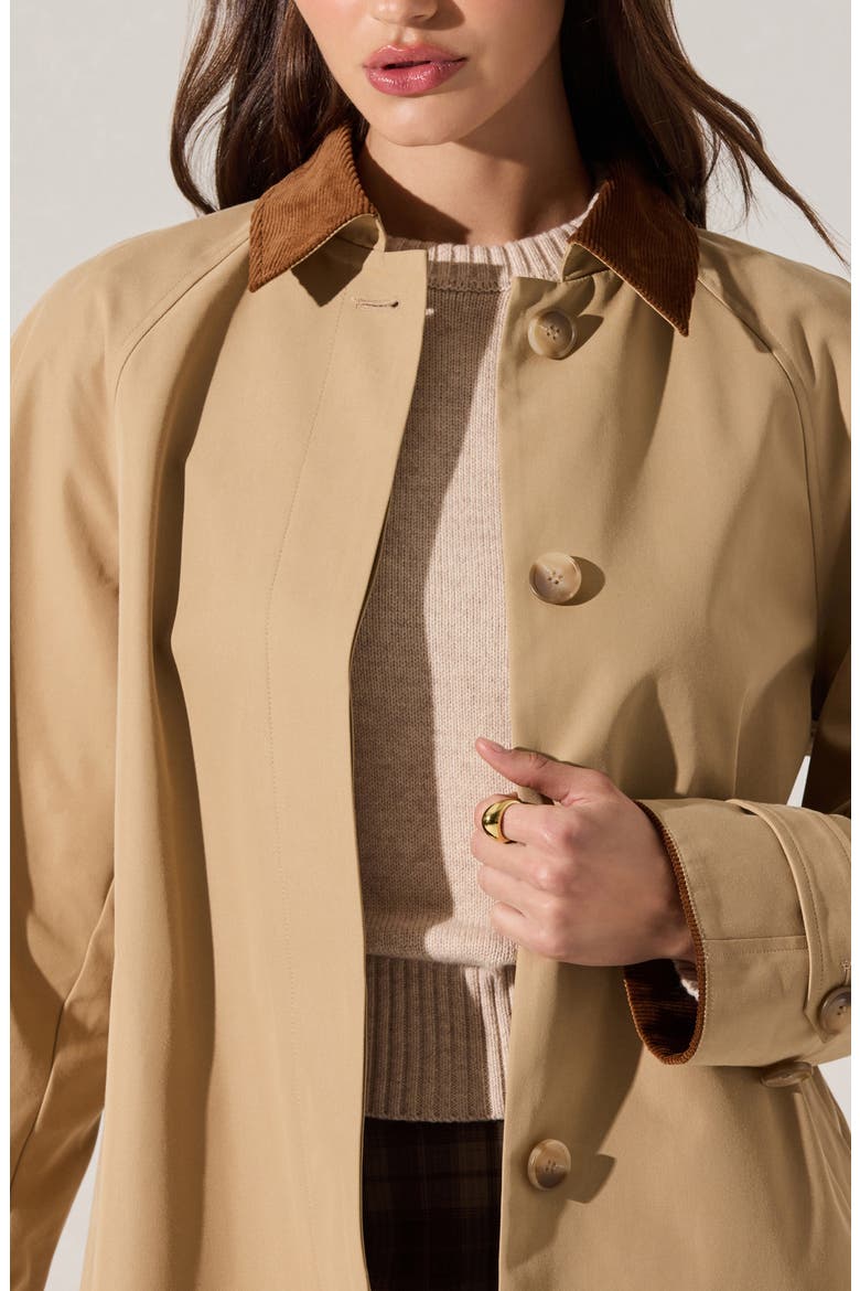 Raiden Swing Coat, Alternate, color, LIGHT KHAKI