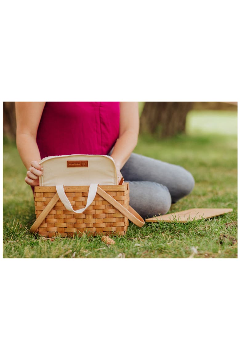 Poppy Picnic Basket, Alternate, color, BEIGE