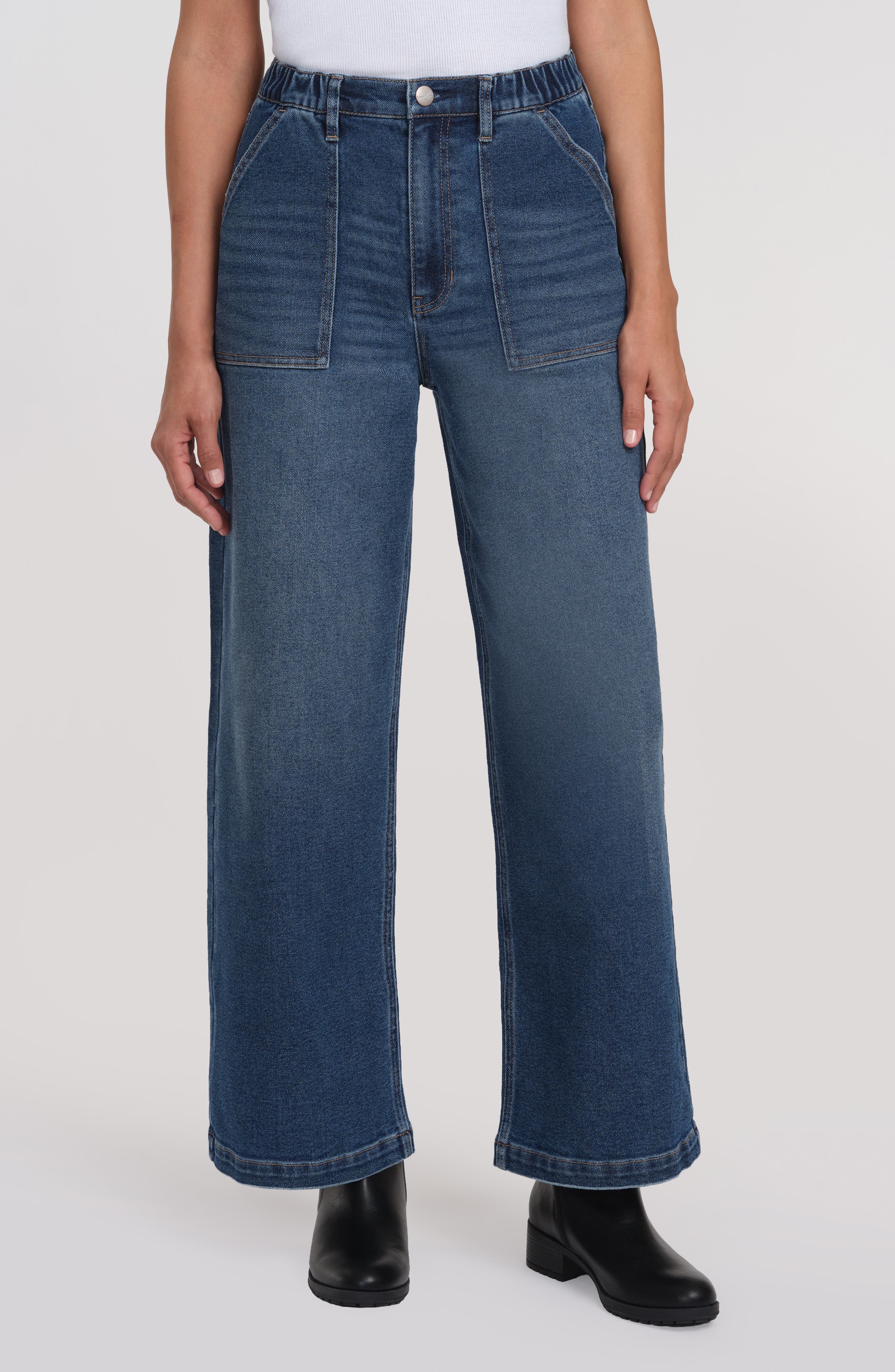 Sanctuary Denim Celeste High Waist Wide Leg Jeans