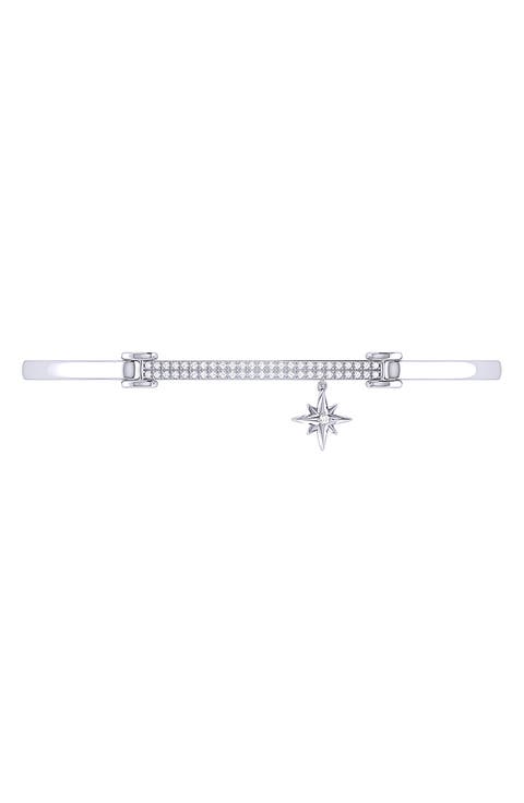 North Star Diamond Bar Bracelet