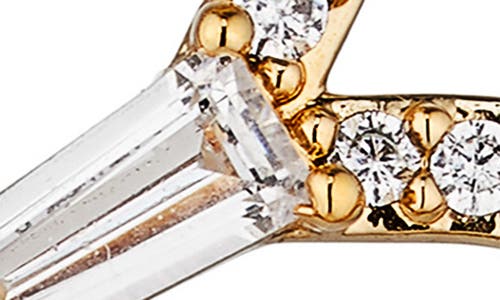 NADRI NADRI CIRQUE PAVÉ CUBIC ZIRCONIA BUTTERFLY DROP EARRINGS 