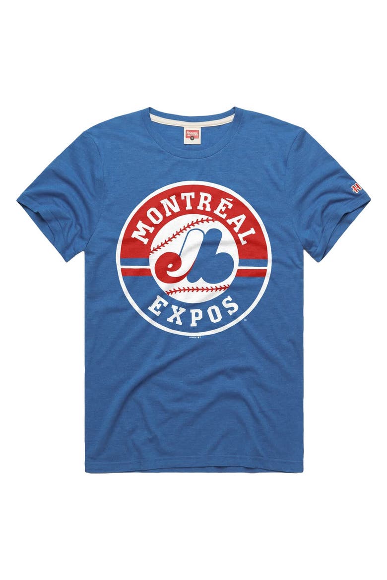 Men's Homage Royal Montreal Expos Tri-Blend Hyperlocal T-Shirt, Main, color, Royal