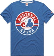 Homage Men's Homage Royal Montreal Expos Tri-Blend Hyperlocal T-Shirt