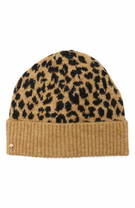 Kate Spade New York Leopard Beanie