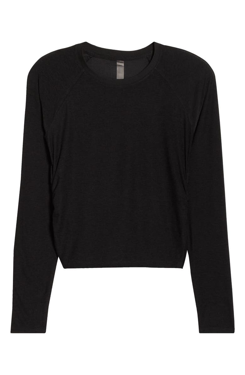 Beyond Yoga Featherweight Your Fit Long Sleeve Top, Alternate, color, Darkest Night