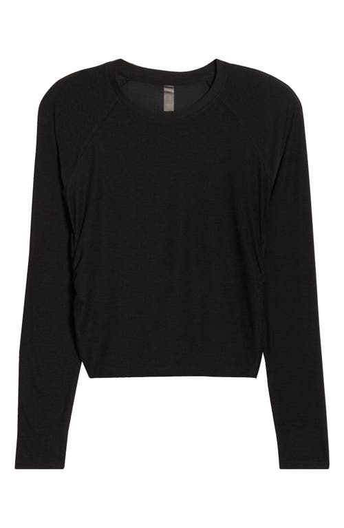 Beyond Yoga Featherweight Your Fit Long Sleeve Top In Black