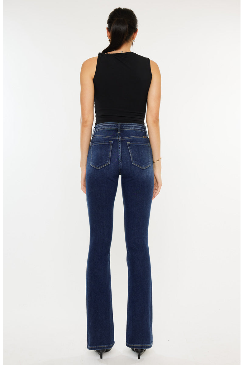 Denver Essentials High Rise Bootcut Jeans, Alternate, color, Dark Wash