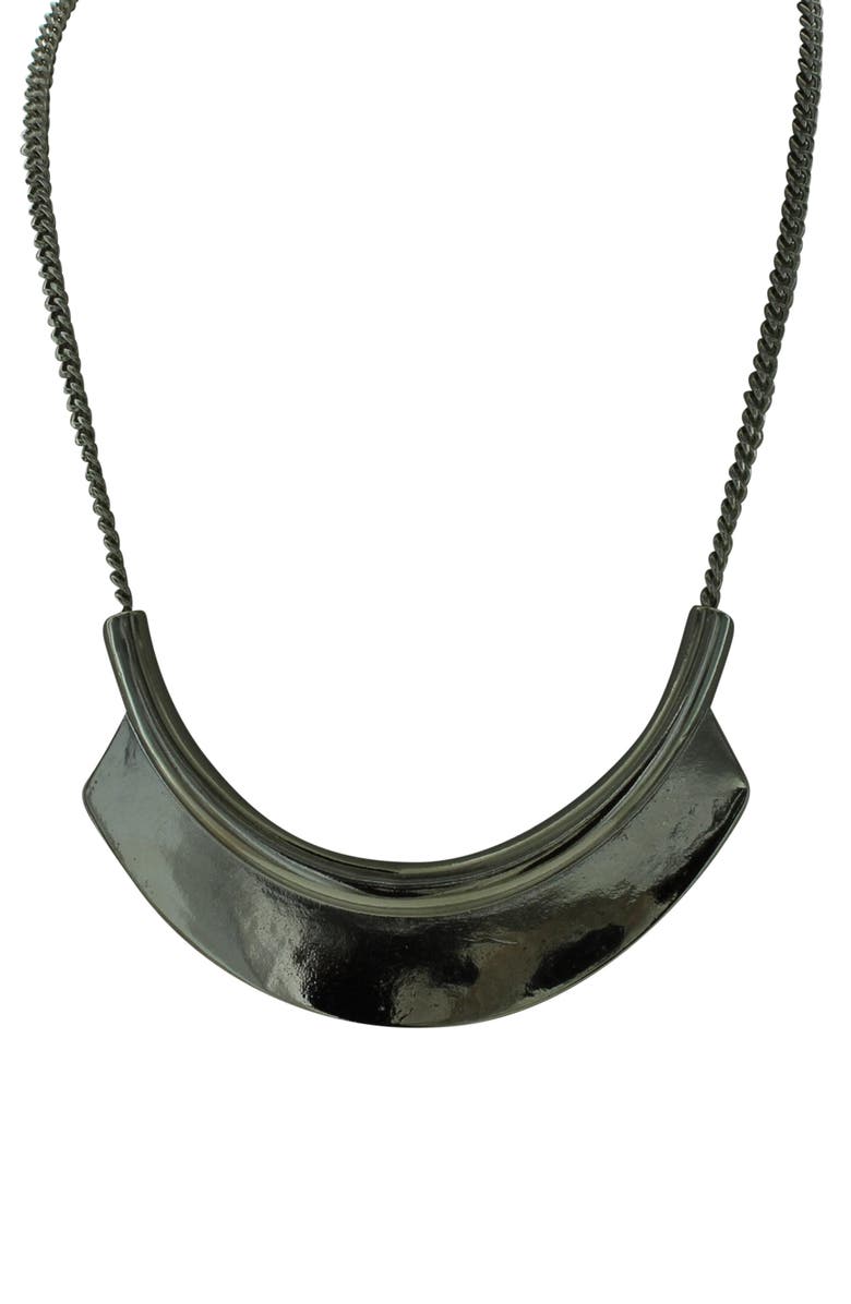 OLIVIA WELLES Amery Collar Necklace, Main, color, Silver