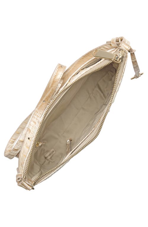 Brahmin Katie Croc Embossed Leather Crossbody Bag In Contour