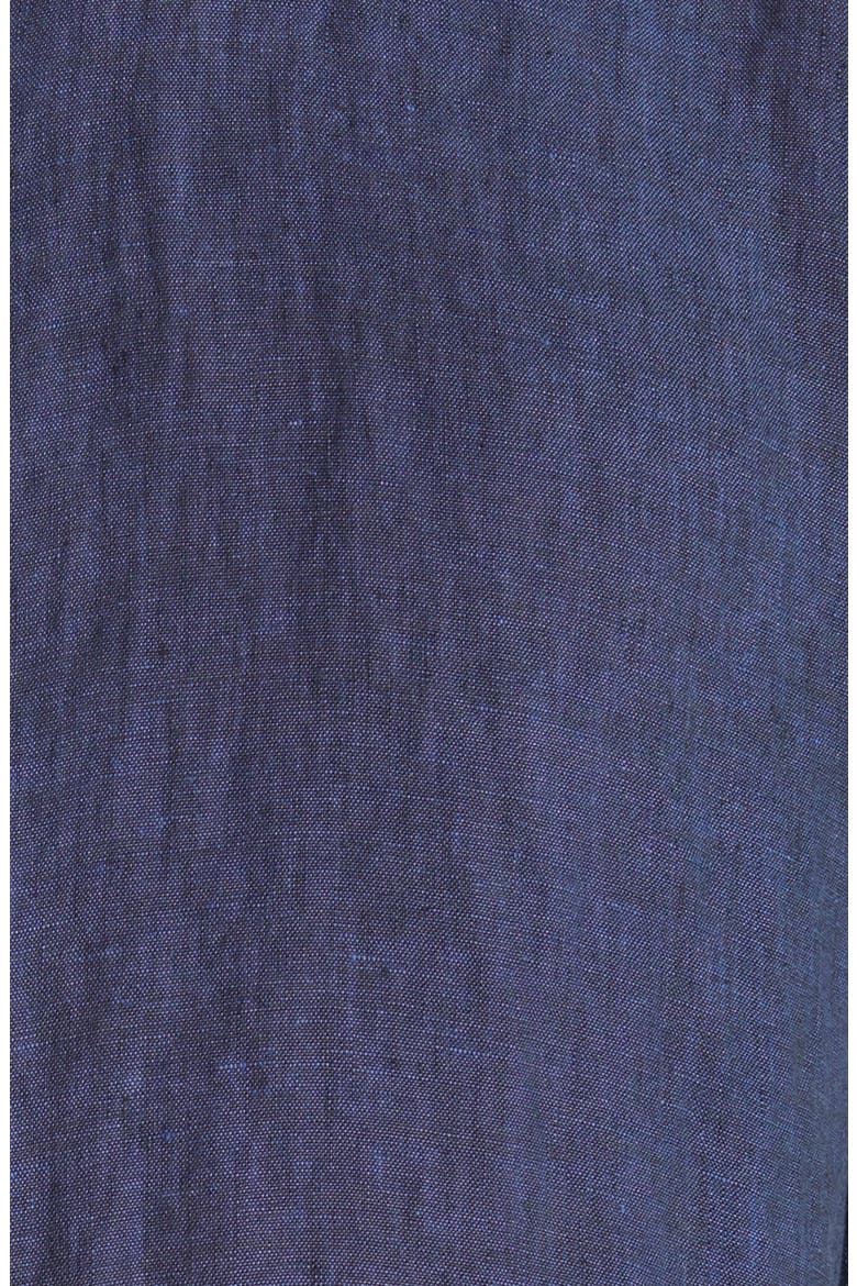 Linen Chambray Button-Up Shirt, Alternate, color, INDIGO