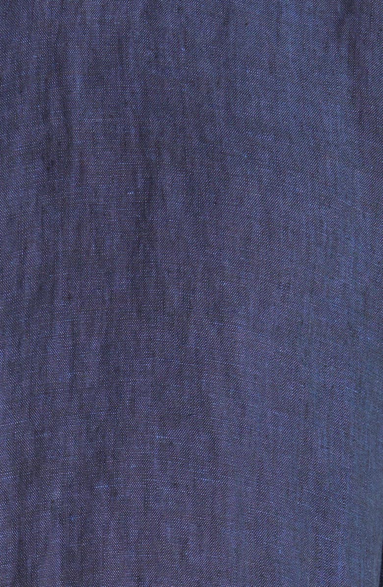 34 Heritage Linen Chambray Button-Up Shirt, Alternate, color, Indigo