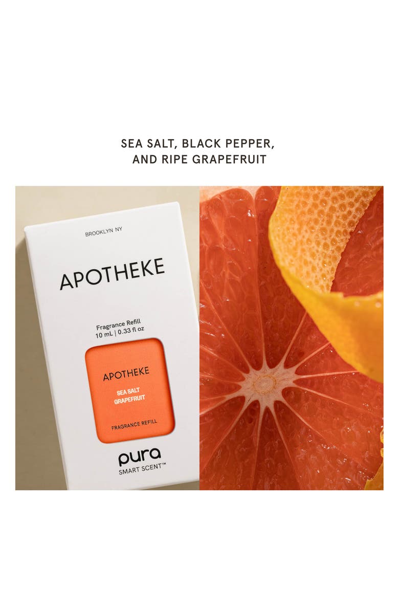 PURA x Apotheke Sea Salt Grapefruit Smart Fragrance Diffuser Refill, Alternate, color, Sea Salt Grapefruit