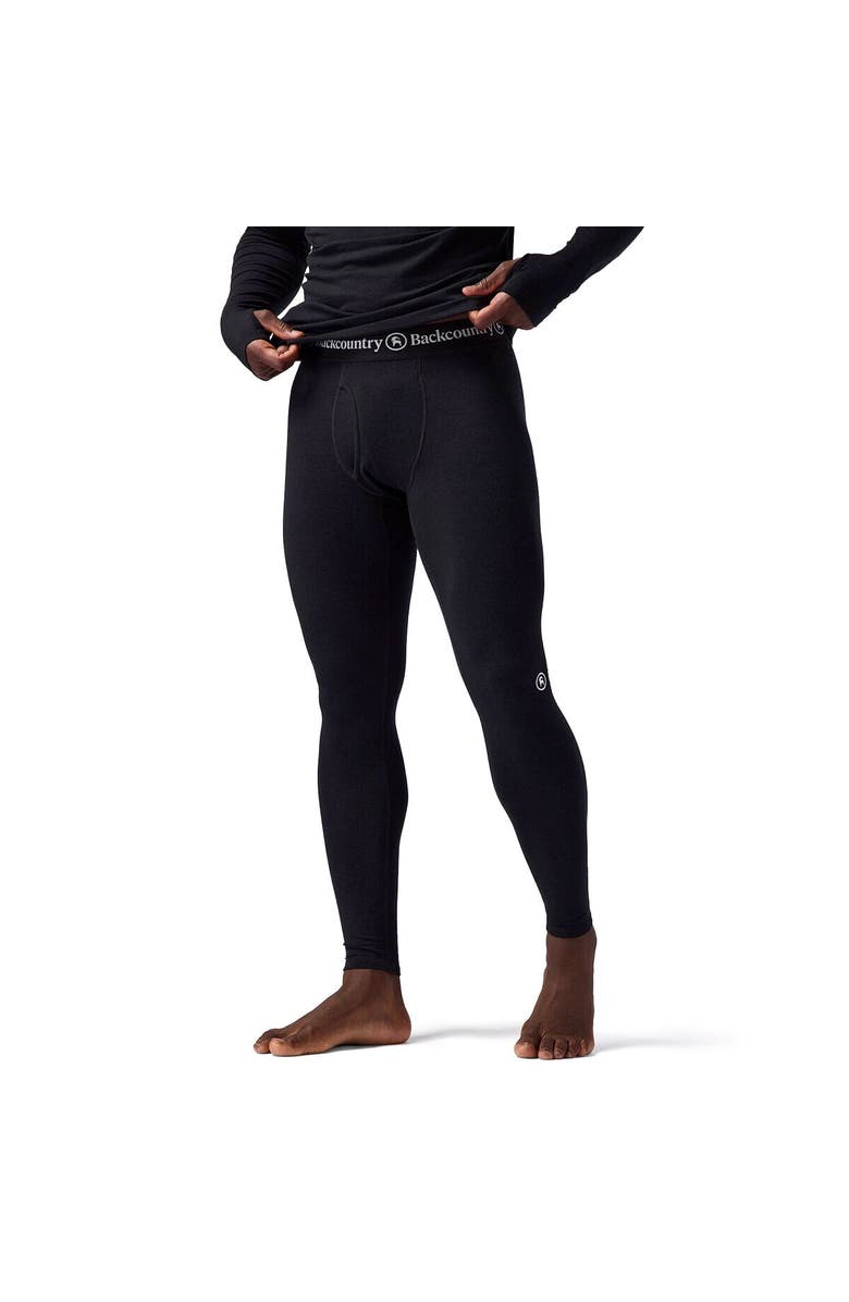 Backcountry Cedars Rws Merino Lt-Wt Baselayer Bottom - Men's, Alternate, color, Black