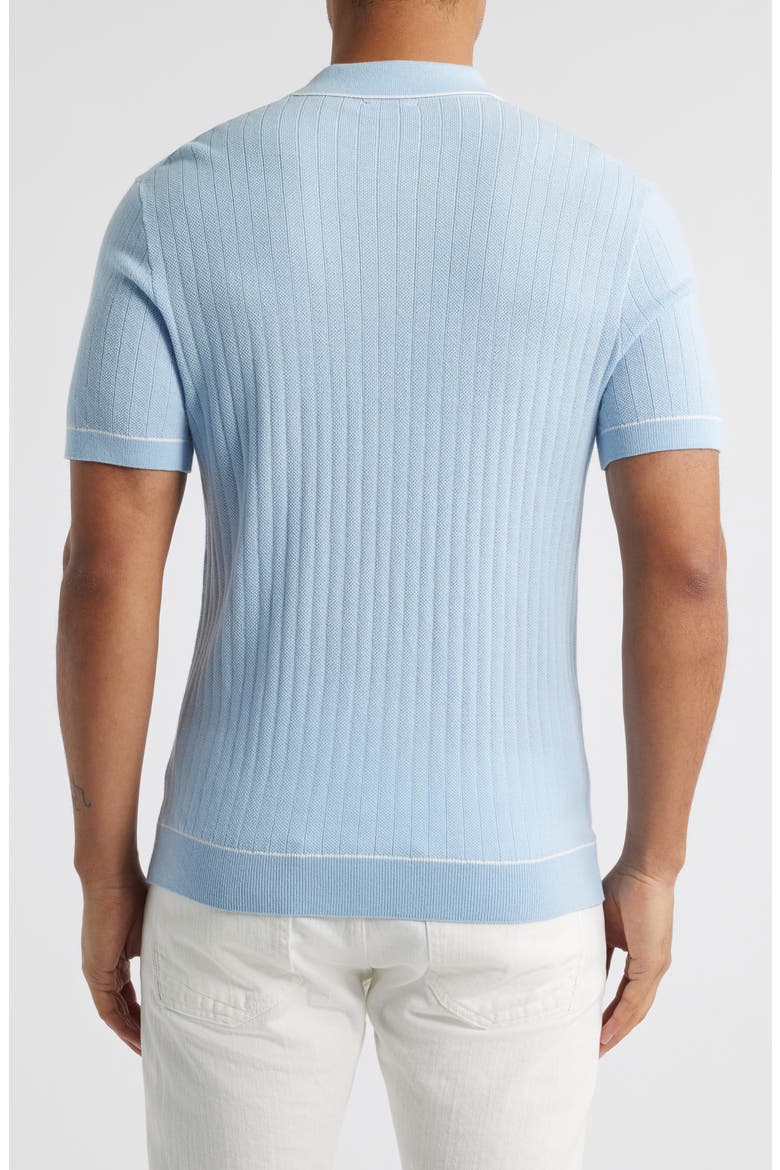 Hardy Piped Polo, Alternate, color, LIGHT BLUE