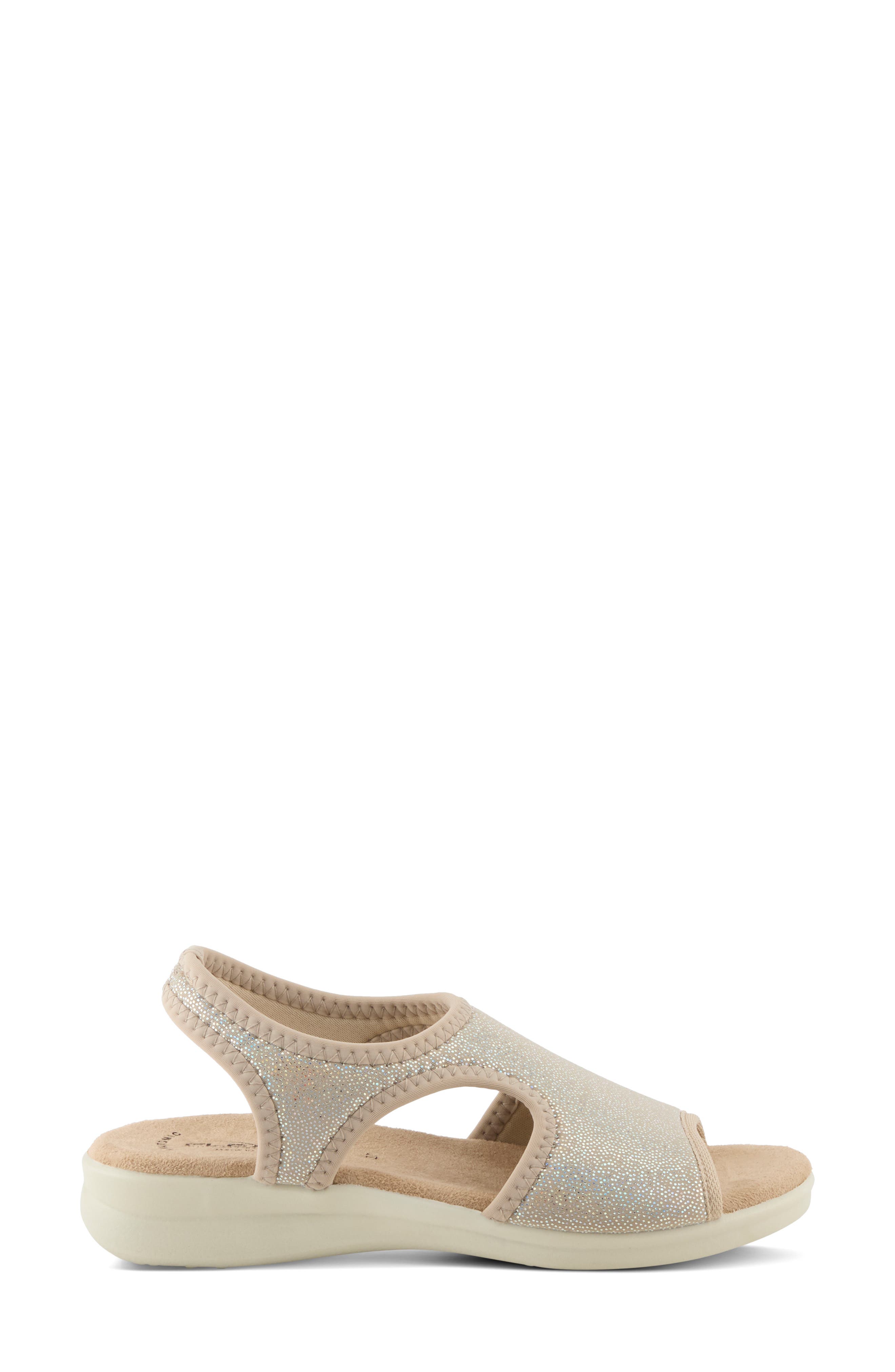 Flexus by Spring Step Nyaman Slingback Sandal, Alternate, color, Gold